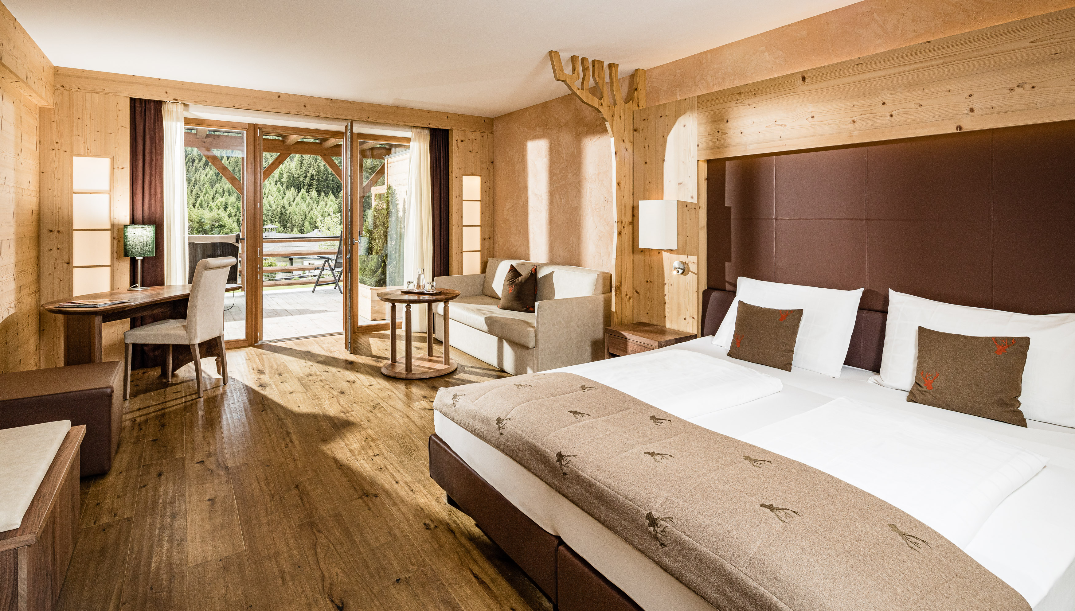 Suite Terrazza mit Sauna ca. 48m² 2-5 Personen (geeignet auch für Familien)