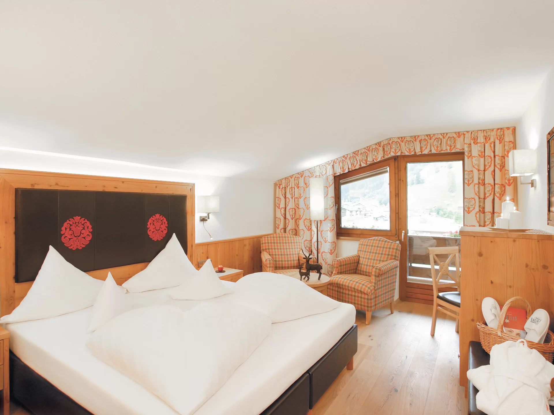 Doppelzimmer Edelweiss "Alpin Style" mit Bergblick